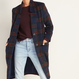 Old Navy plaid coat